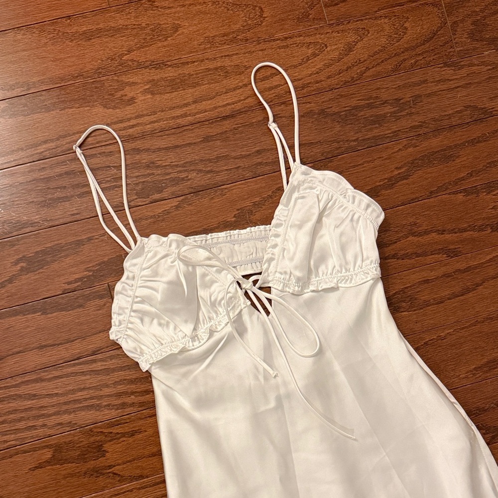 Zara White Midi Dress